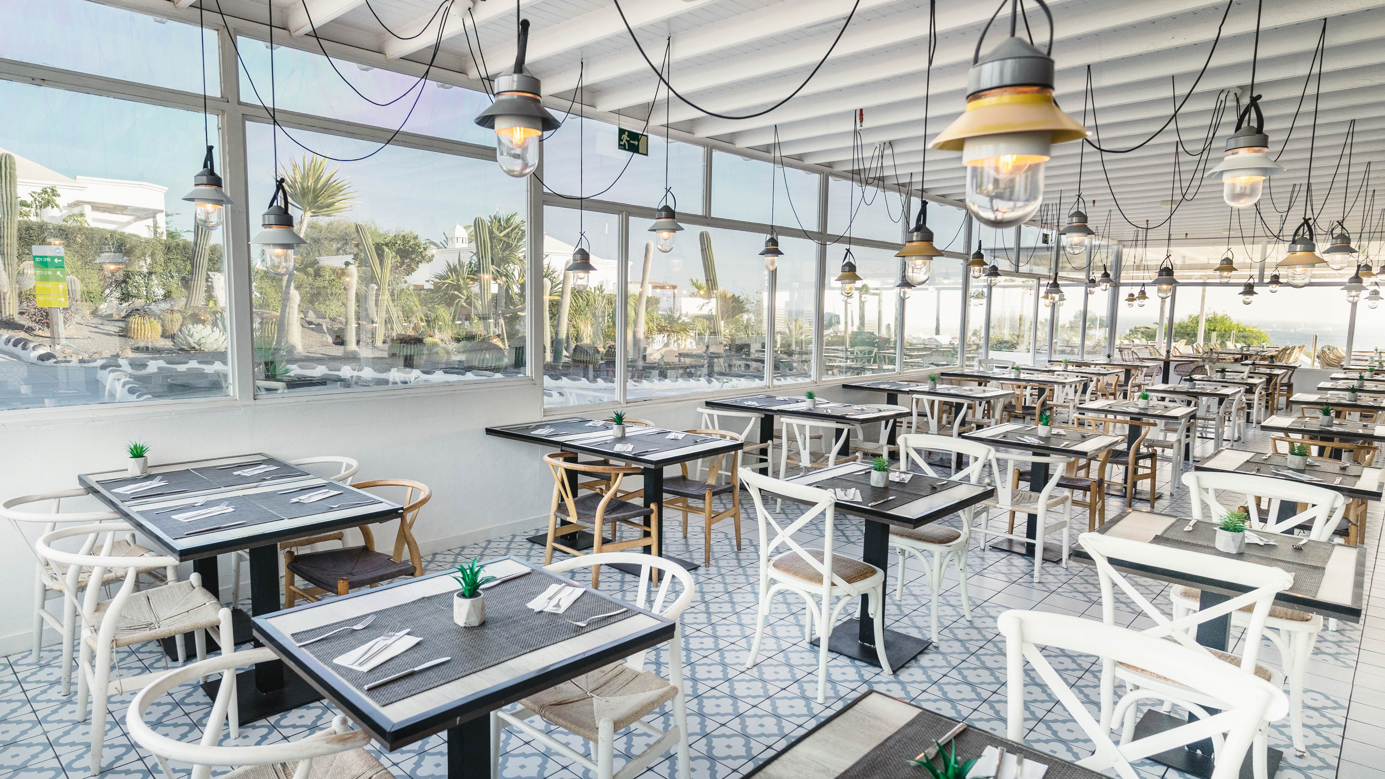 Dining table setup in Buffet Restaurant at Alyssa Suite Hotel