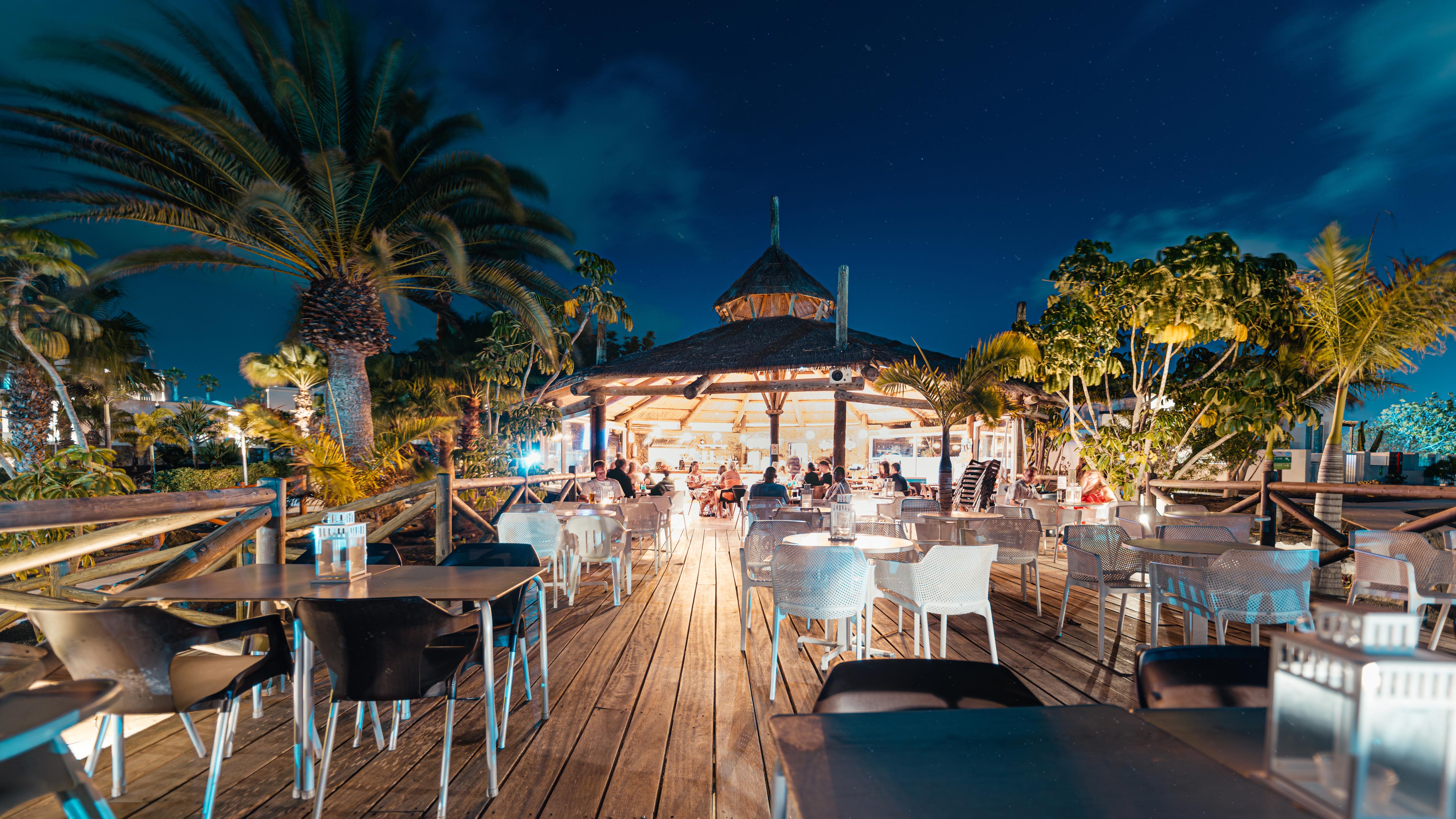 Mountain view by dining in pool bar at the Alyssa Suite Hotel